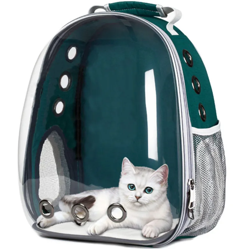 1pcs Portable Pet Carrier Backpack Transparent Space Capsule Travel Dog Cat Puppy Carrier Bag Outdoor Use 