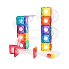 Educational MNTL New Popular 92pcs Marble Run Race Track Magnetic Tiles Educational Magnetic Blocks Stem Toys Science