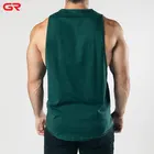 Premium Custom Cotton Blend Muscle Fit Men Workout Gym Sport Tank Top