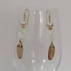 Sweet Mother New Fashion Sweet Temperament Girl Fairy Drop Mother Of Pearl And Shell Earrings For Women Girls