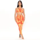 Summer Suit New Two-piece 2021 Summer Women's Suit Sets New Style Printed Slim Fashion Casual Suit Women