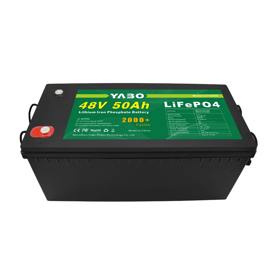 YABO 48V 50Ah LiFePO4 Storage System