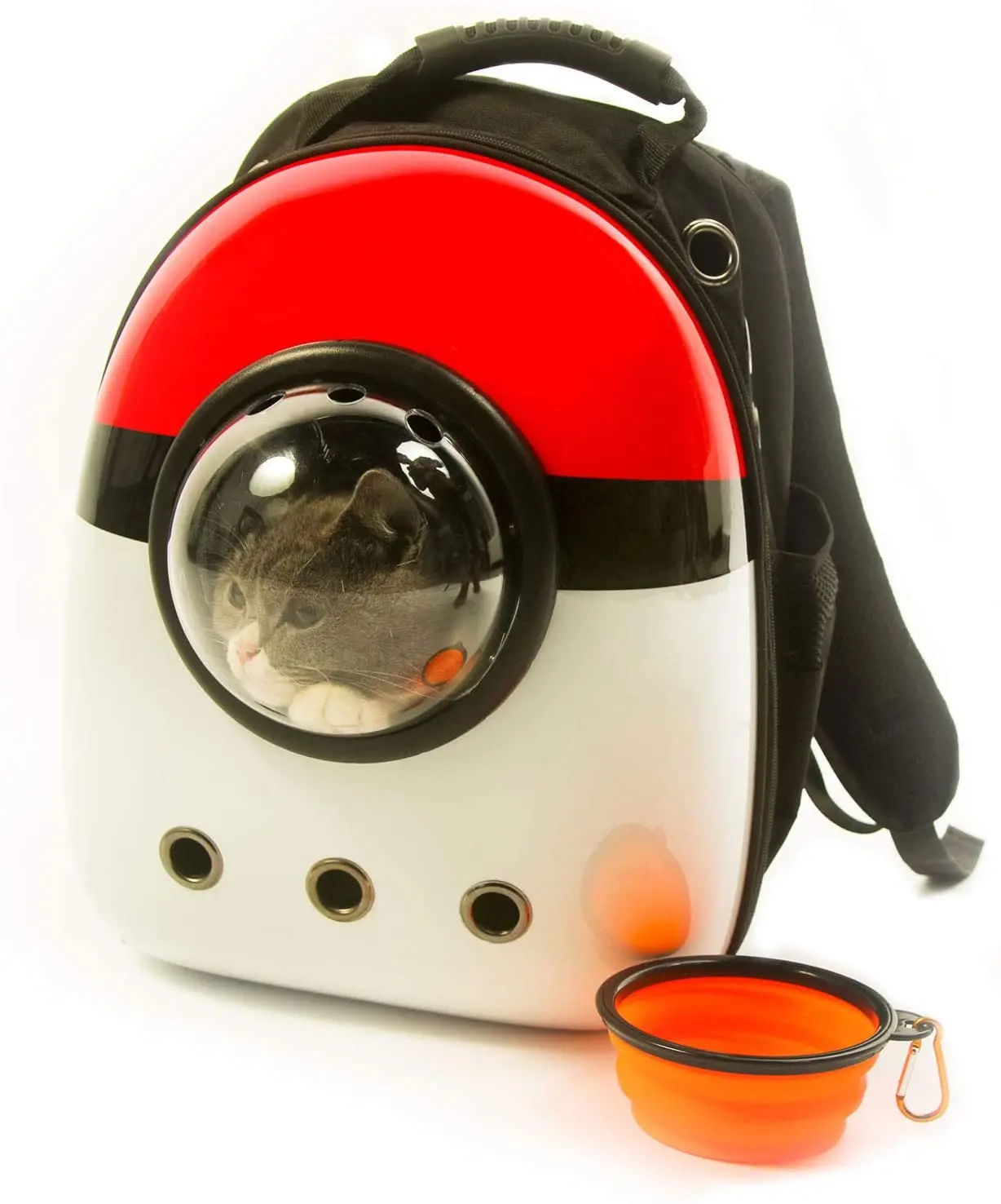 pokeball backpack for cats