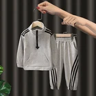 Children Clothes For Fashion Unisex Children Sports Clothes Sets Jogger Tracksuit Set For Kids