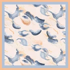 Scarf Wholesale Fresh Breeze Scarf Luxury 12M/M 100% Silk Scarf Custom Printing Scarves For Woman