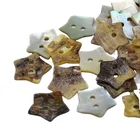 Star Agoya Buttons SK Fancy 2 Hole Flatback Star Shape Real Agoya Shell Childrens Buttons