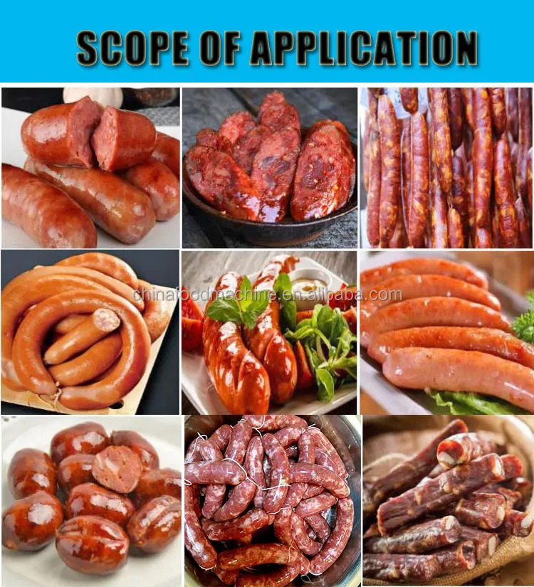 product meat product making machines electric sausage stuffer smoker sausage production line making machine-0