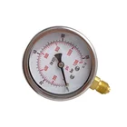 Air Pressure Gauge Pressure 1.5 Inch Air Portable Liquid Filled Pressure Gauge Manometer