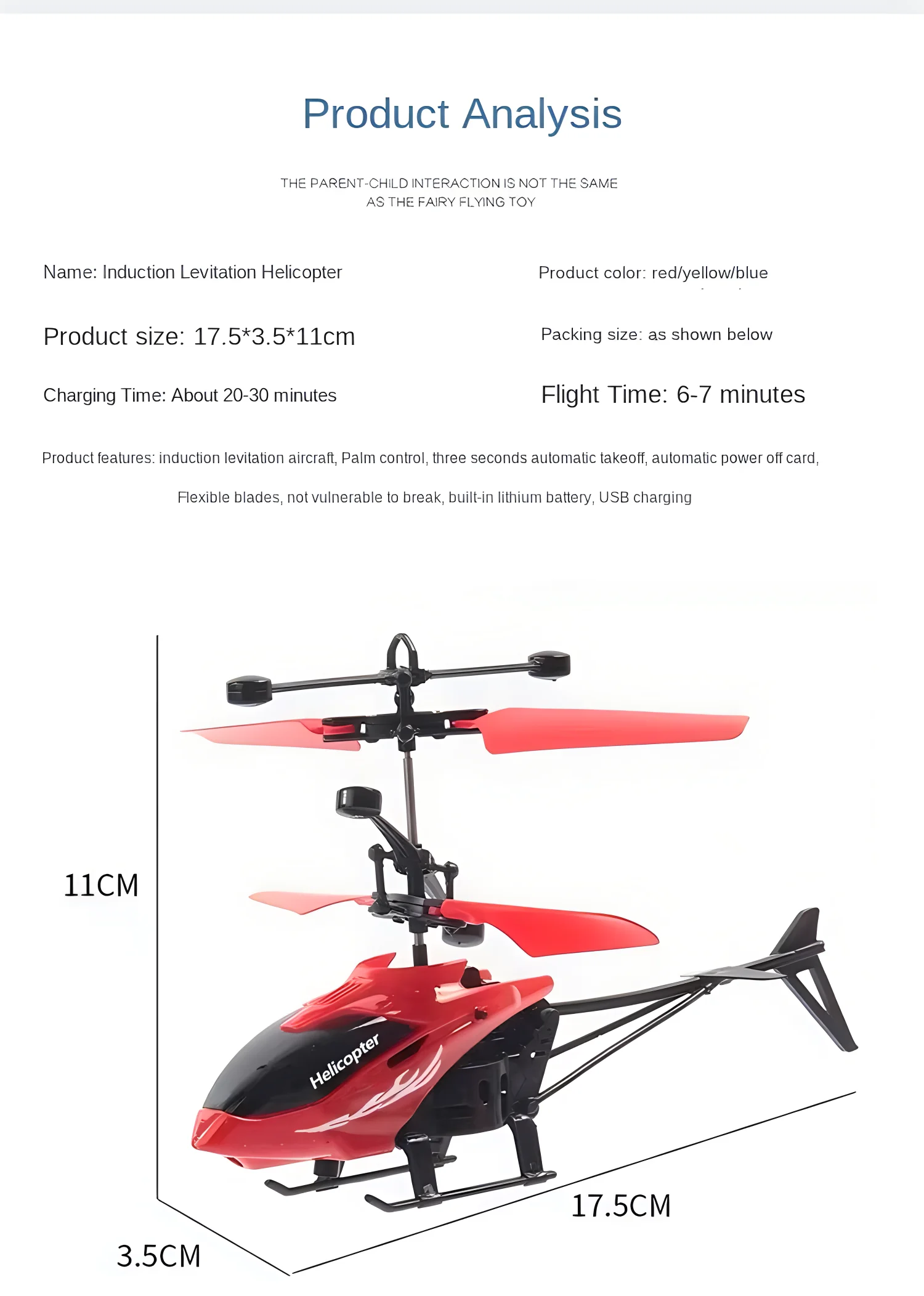 Mini Remote Control LED Helicopter Gesture Sensor Electric Powered Infrared Flying Machine Plastic RC Aircraft Toys