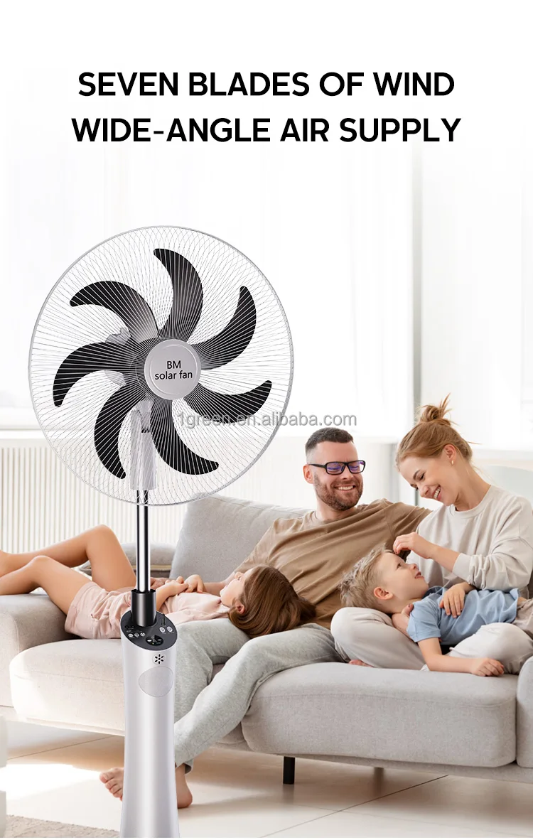 Pedestal Fan, Solar, ABS - detail 8