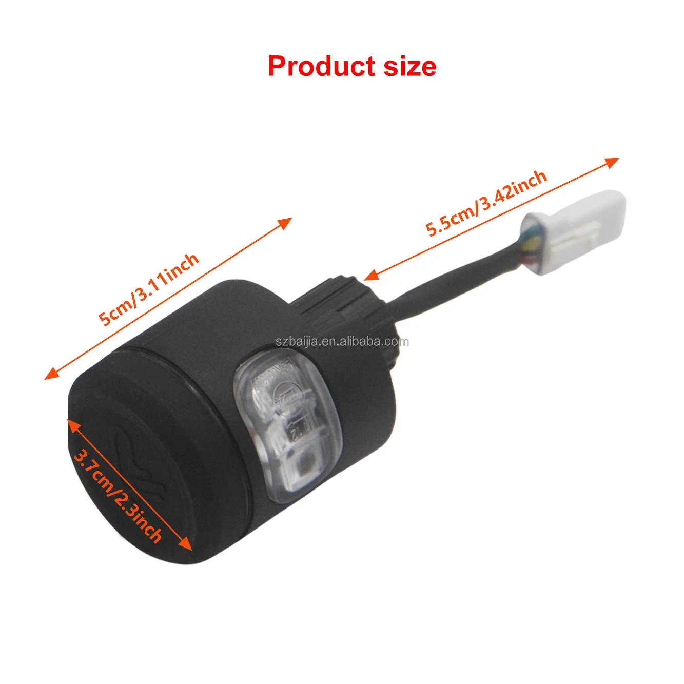 Original turn signal left and right ZT3 series for Nine bot ZT3 Pro electric scooter parts patinete electrico para adultos