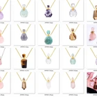 Stone Pendant Pendant Design Stone Crystal Necklace Real Quartz Perfume Pendant