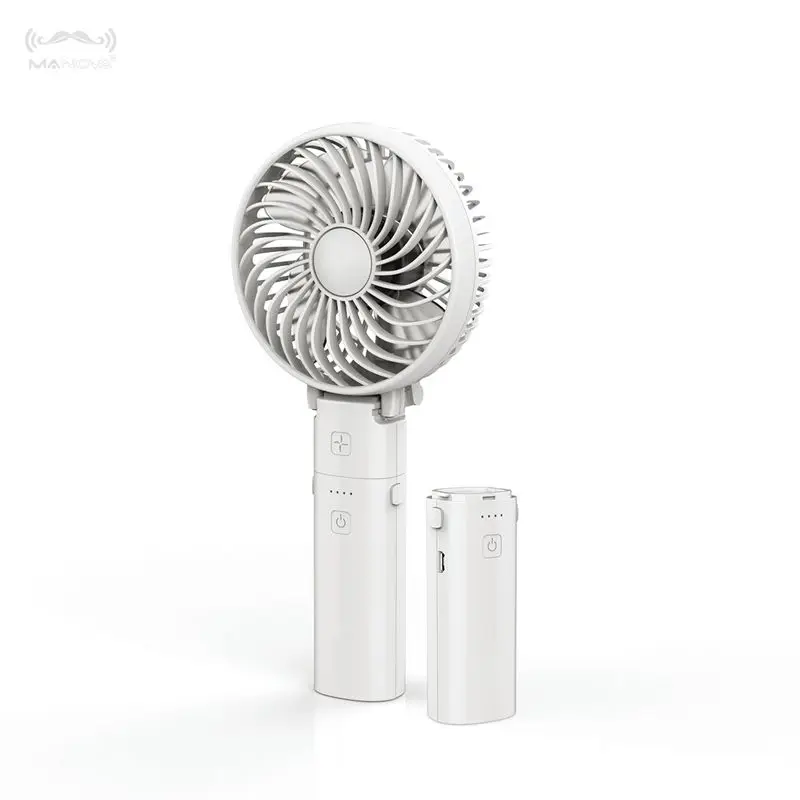 Mini Handheld Fan Rechargeable Portable Foldable with Power Bank Function