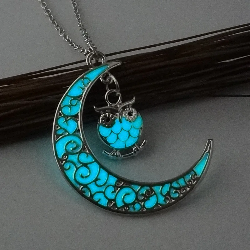 moon pendant glow in the dark