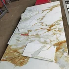 Porcelain Stone Calacatta Gold Veins Sintered Stone Porcelain Slabs
