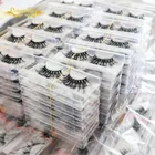 Eyelashes 3d Type Mink Eyelashes Wholesale The Luxury 3D 25mm Best Real Mink Fur Strip Eyelashes