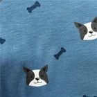 Printing Cloth In Stock Cotton Spandex Printing Single Jersey Fabric Knit Fabric By Meter For Baby Cloth