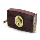 Classic Door Lock Door Door Lock Classic Gate Entrance Chapa Anti-theft Wooden Door Lock Rim Lock