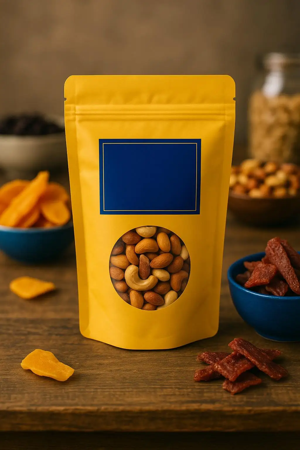 VMPET Zip Lock Stand-Up Pouch Bag Aluminum Plastic for Packaging Nuts Dried Fruit Pet Food for Shipping - detail 6