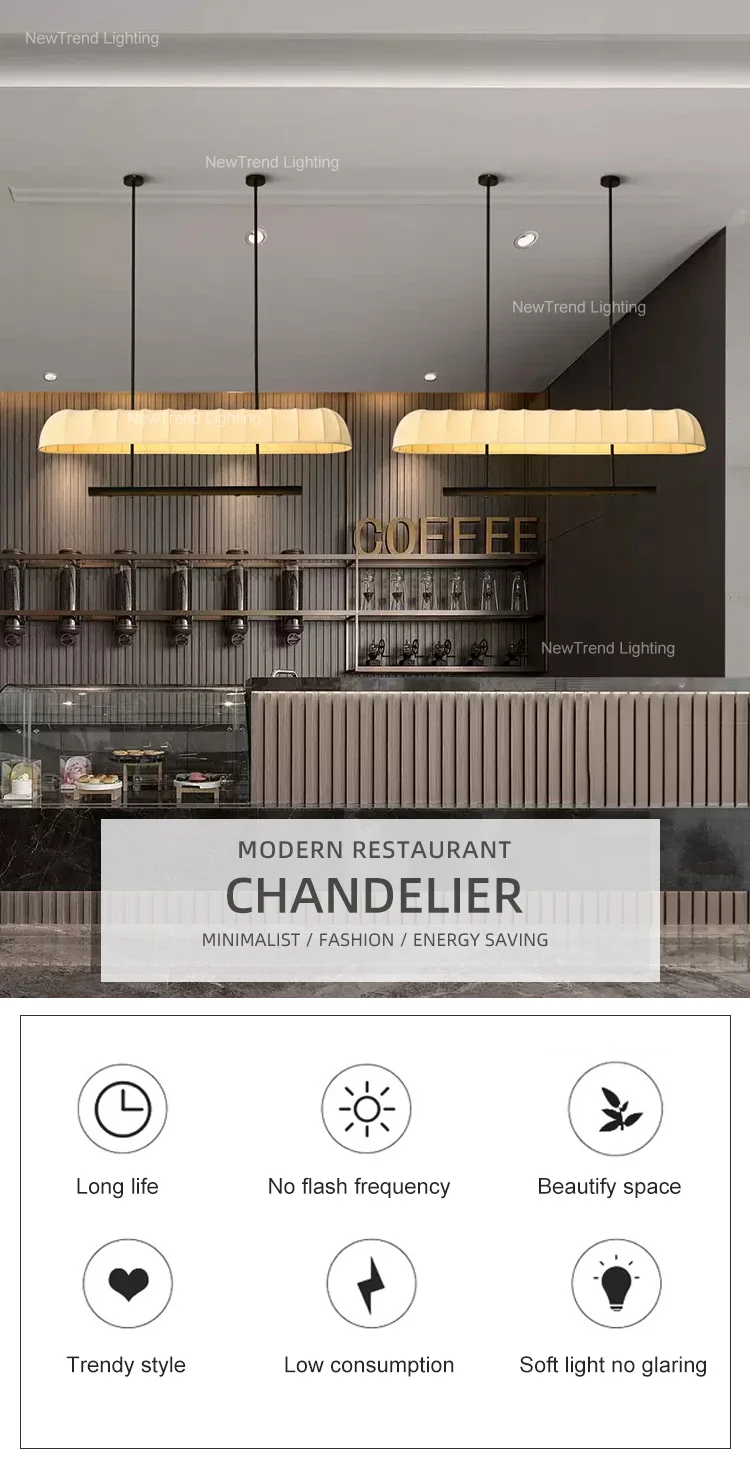 CPL-303 Contemporary Style Indoor Decoration Restaurant Coffee Shop Home Modern LED Chandelier factory