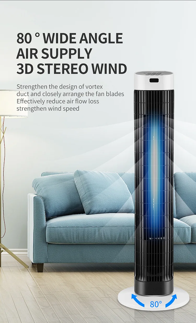 Tower Fan, LED, 12H - detail 2
