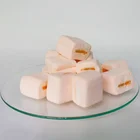 Sweet 1KG Unique Sweet Low Price Fruit Flavor Marshmallow Halal Candy Orange Sandwich Marshmallow With Bag