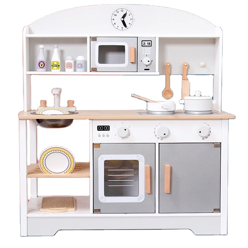 wooden set kitchen