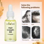 Hair Regrowth Growth Custom High Quality Men And Women Black Hair Loss Care Regrowth Serum Organic Herba Growth Hair Oil