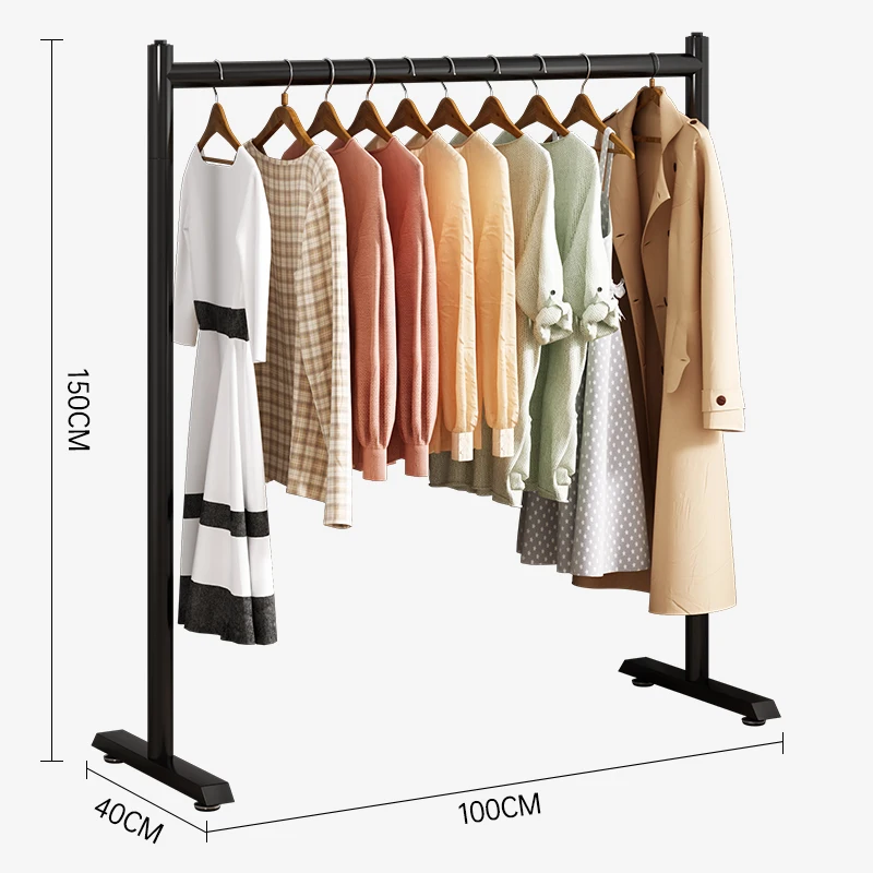 Classic Simple Large Capacity Clothes Rail hanger Stand Coat Racks