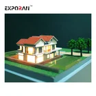 Building model of customized real estate villa is suitable for construction design 3d villa design