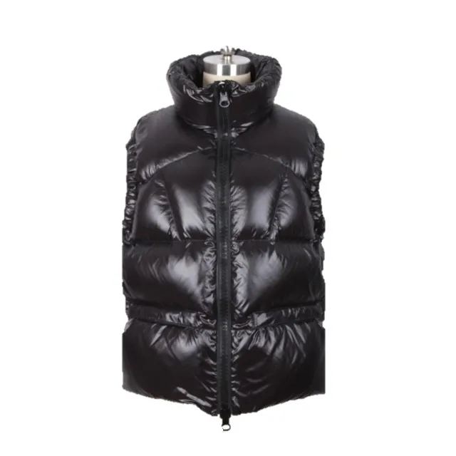 Fashion Winter Women Puffer Vest Black 