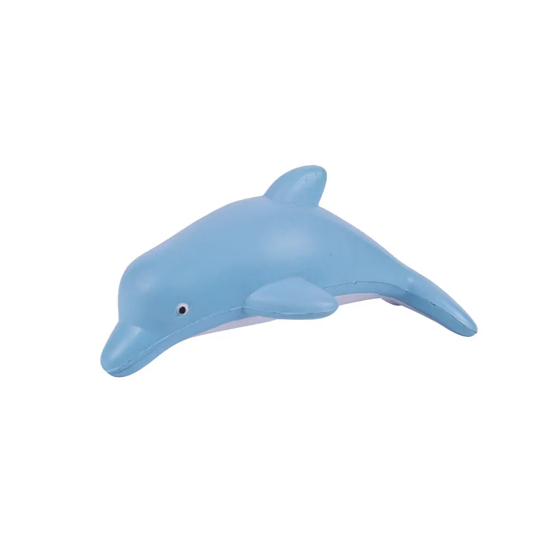 Hotsale Dolphin Shape PU Stress Balls Anti-Stress Promotional Toy Balls