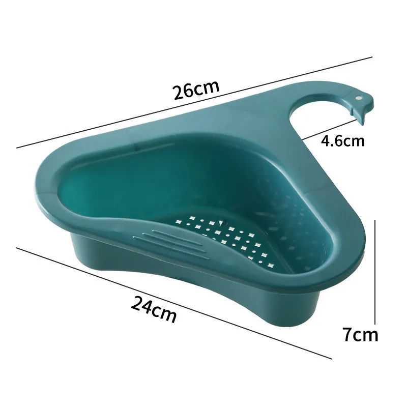 Hot Sale Swan Drain Basket Sink Multi-Functional Hanging Filtering Draining Rack for Kitchen