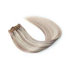 Human Synthetic Hair Extensions Real Human Hair Weave Remy Synthetic Natural Hair Extensions