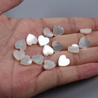 Shell Beads Jewelry Mother Of Pearl Shell Heart Shape Loose Shell Beads Jewelry