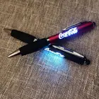 Promotion Quality Promotional Pen OEM Led Light Up Gift Soft Touch Screen Pen Custom Logo Stylus Promotion Ballpoint Pen