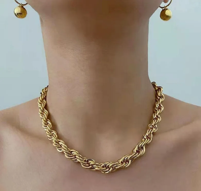 50 Cm 316l Stainless Steel Rope Chain 