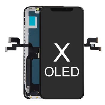 Factory In Bulk Soft OLED Mobile Phone Screen For iPhone X LCD Display Touch Screen Replacement Accessories