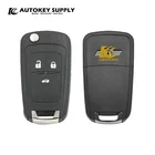 Key Modified ForChevrolet 3 Button Remote Flip Key With Blade - Right Higher Quality