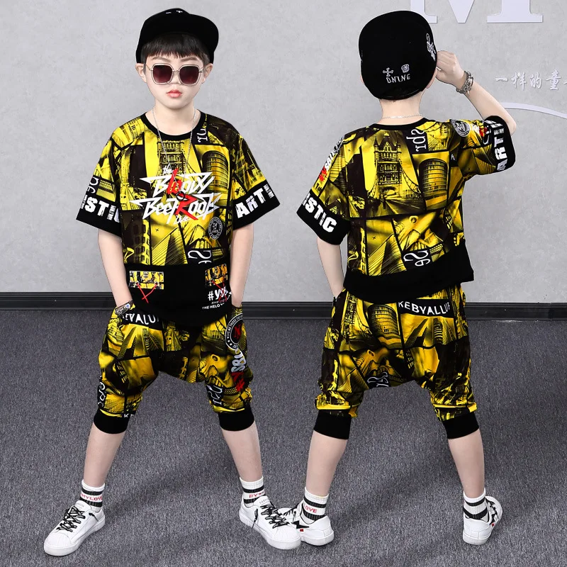 2021 Children Suit 4-16 Years Children Baby Boy Cartoon Fashion Casual Suit  Color Matching Sleeves 2pcs Suit Boys Clothing Set - Buy Kids Boy Set  Clothing,Baby Clothing Sets Boys,Baby Boy 2pcs Clothing