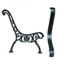 Bench Composite Benchs Outdoor Modern Garden Leisure Metal Park Bench Square Composite Benchs
