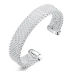 Silver Jewellery Silver Plated Copper Jewellery Bangles Bracelets Suitable For Women Ladies