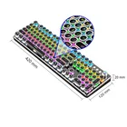 Keyboard Phones Punk Backlit Wired GAMING Mini Keyboard Mechanical Gaming Mobile Phones Keyboard Music Keyboard