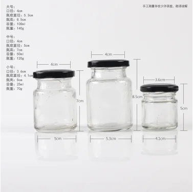 Wholesale Food Safe Glass Jar With Metal Clip Lid And Rubber Seal/airtight Storage Jar