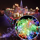 Christmas 10M Decoration Led String Lights Fairy Waterproof Garland Outdoor Christmas Tree Wedding Garden