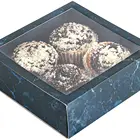 Box Bread Transparent Window Gift Box Square Bread Box For Cakes Pastries Cookie