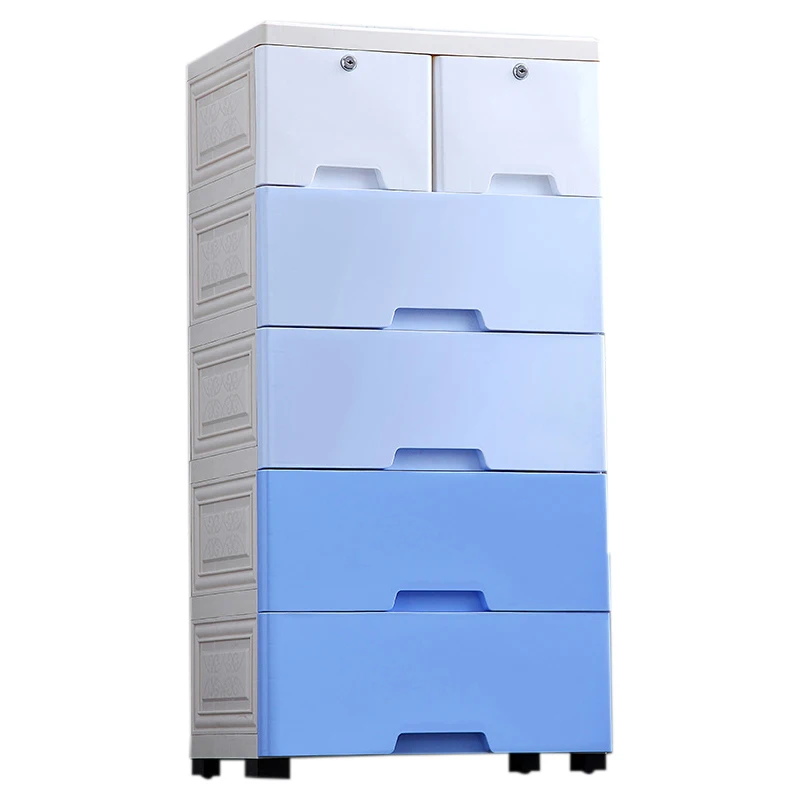 Disassemble Cheap Office Bathroom 4 Drawer Plastic Storage On