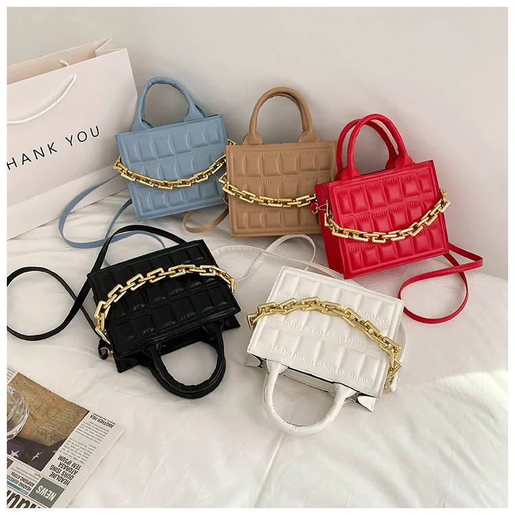 Cubeto - bolso cuadrado pequeño para mujer en cuero