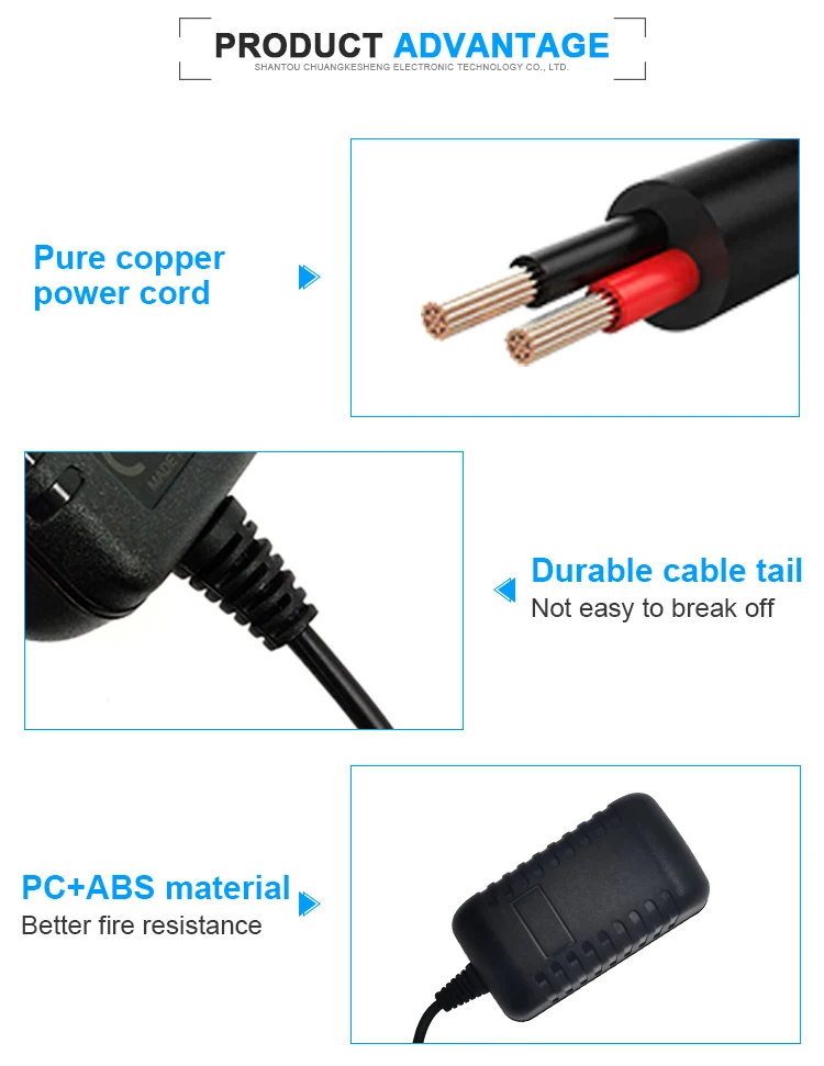 product 2025 high efficiency 9v 2a plug in power adapters easy and convenient connection-7