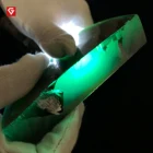 Rough Gemstone Raw Moissanite Rough Stone Loose Gemstone Ingot Sic Crystal Green Color Synthetic Materail
